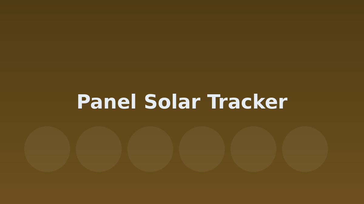 Panel Solar Tracker