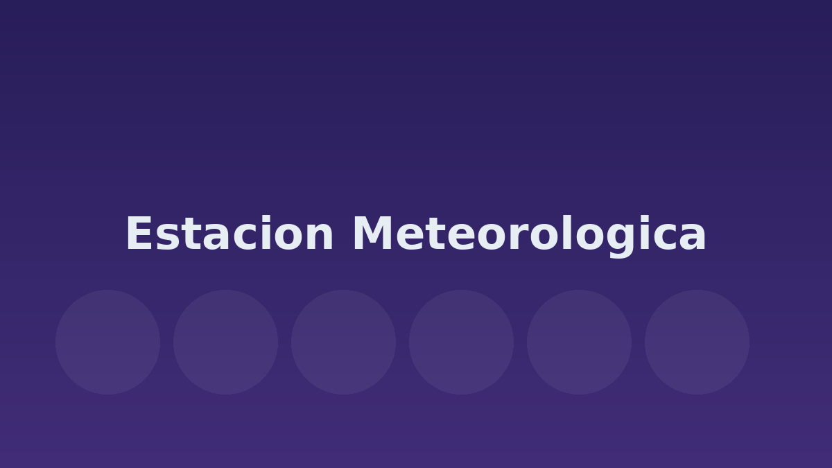 Estación Meteorológica